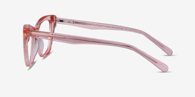 Little Charlotte Pink AcetateEyeglass Frames from EyeBuyDirect, Side View
