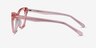 Little Charlotte Pink AcetateEyeglass Frames from EyeBuyDirect, Side View