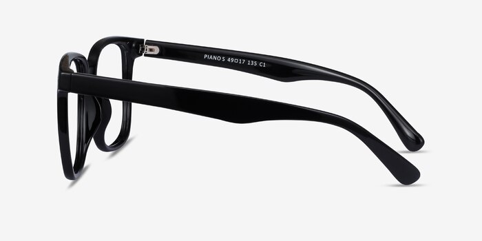 Piano Black Plastic Eyeglass Frames from EyeBuyDirect