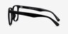 Piano Black PlasticEyeglass Frames from EyeBuyDirect, Side View