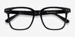 Piano Black PlasticEyeglass Frames from EyeBuyDirect, Closed View