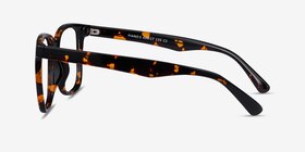 Piano Fleuries Plastique Montures de lunettes de vue d'EyeBuyDirect, Vue de Côté