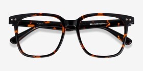 Piano Fleuries Plastique Montures de lunettes de vue d'EyeBuyDirect, Vue Rapprochée