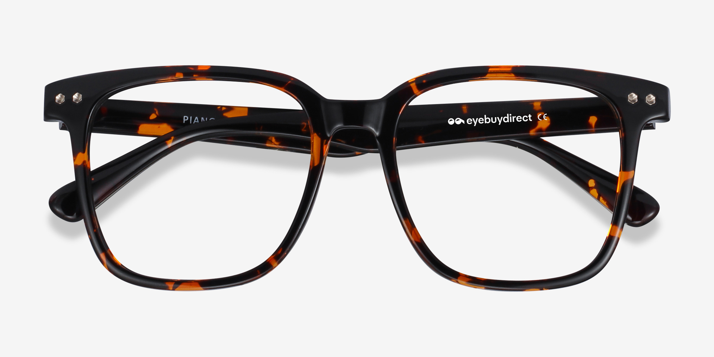 Piano Square Floral Full Rim Eyeglasses Eyebuydirect Canada