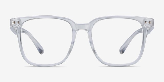 Piano Clear PlasticEyeglass Frames from EyeBuyDirect, Front View