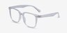 Piano Clear PlasticEyeglass Frames from EyeBuyDirect, Angle View