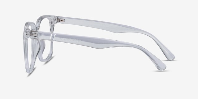 Piano Clear PlasticEyeglass Frames from EyeBuyDirect, Side View