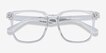 Piano Clear PlasticEyeglass Frames from EyeBuyDirect, Closed View