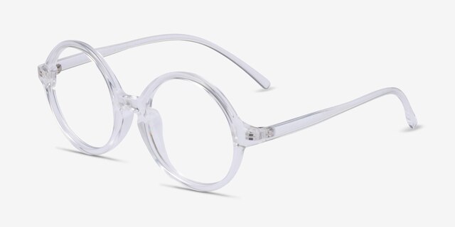 Little Years Clear PlasticEyeglass Frames from EyeBuyDirect, Angle View