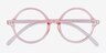 Little Years Rose PlastiqueMontures de lunettes de vue d'EyeBuyDirect, Vue Rapprochée