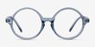 Little Years Blue PlasticEyeglass Frames from EyeBuyDirect, Front View