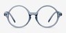 Little Years Blue PlasticEyeglass Frames from EyeBuyDirect, Front View