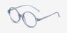 Little Years Blue PlasticEyeglass Frames from EyeBuyDirect, Angle View
