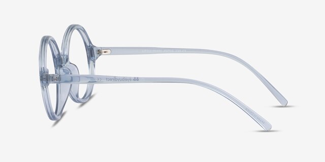 Little Years Blue PlasticEyeglass Frames from EyeBuyDirect, Side View