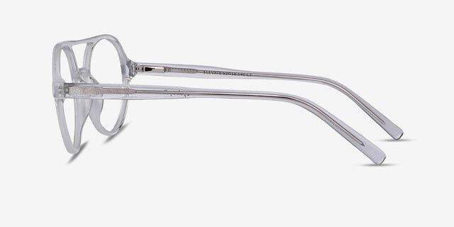 Elevate Clear AcetateEyeglass Frames from EyeBuyDirect, Side View