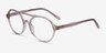 Elevate Clear Pink AcétateMontures de lunettes de vue d'EyeBuyDirect, Vue d'Angle