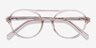 Elevate Clear Pink AcétateMontures de lunettes de vue d'EyeBuyDirect, Vue Rapprochée