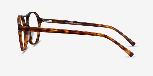 Higher Tortoise AcetateEyeglass Frames from EyeBuyDirect, Side View