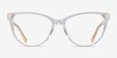 Sing Clear Yellow AcetateEyeglass Frames from EyeBuyDirect, Front View