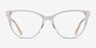 Sing Clear Yellow AcétateMontures de lunettes de vue d'EyeBuyDirect, Vue de Face