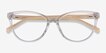 Sing Clear Yellow AcetateEyeglass Frames from EyeBuyDirect, Closed View