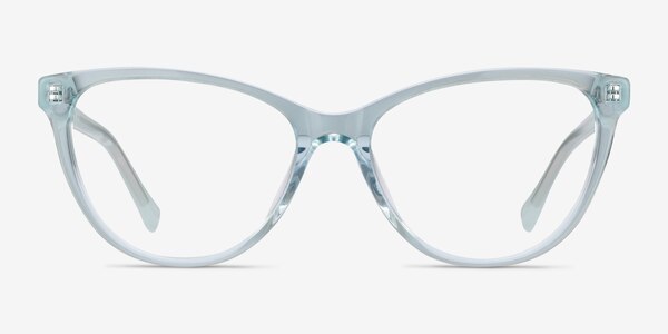 Sing Clear Blue Acetate Eyeglass Frames