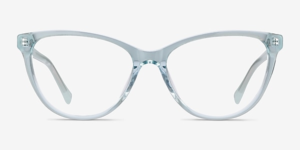Sing Clear Blue Acetate Eyeglass Frames