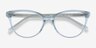 Sing Clear Blue AcetateEyeglass Frames from EyeBuyDirect, Closed View