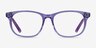 Steps Violet AcétateMontures de lunettes de vue d'EyeBuyDirect, Vue de Face