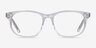 Steps Clear AcetateEyeglass Frames from EyeBuyDirect, Front View