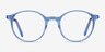 Excel Blue AcetateEyeglass Frames from EyeBuyDirect, Front View