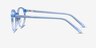 Excel Blue AcetateEyeglass Frames from EyeBuyDirect, Side View