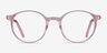 Excel Pink AcetateEyeglass Frames from EyeBuyDirect, Front View
