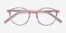 Excel Pink AcetateEyeglass Frames from EyeBuyDirect, Closed View