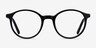 Excel Black AcetateEyeglass Frames from EyeBuyDirect, Front View