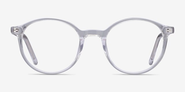 Excel Clear AcetateEyeglass Frames from EyeBuyDirect, Front View