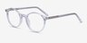 Excel Clear AcetateEyeglass Frames from EyeBuyDirect, Angle View