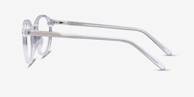 Excel Clear AcetateEyeglass Frames from EyeBuyDirect, Side View