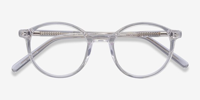 Excel Clear AcetateEyeglass Frames from EyeBuyDirect, Closed View