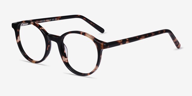 Excel Tortoise AcetateEyeglass Frames from EyeBuyDirect, Angle View