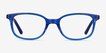 Leap Blue AcetateEyeglass Frames from EyeBuyDirect, Front View