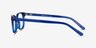Leap Blue AcetateEyeglass Frames from EyeBuyDirect, Side View