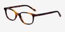 Leap Tortoise AcetateEyeglass Frames from EyeBuyDirect, Angle View