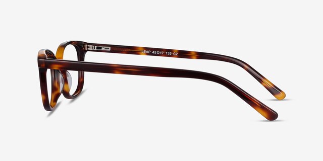 Leap Tortoise AcetateEyeglass Frames from EyeBuyDirect, Side View