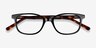 Leap Black AcetateEyeglass Frames from EyeBuyDirect, Closed View