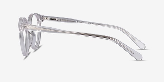 Trust Clear AcetateEyeglass Frames from EyeBuyDirect, Side View