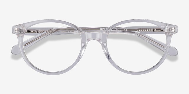 Trust Clear AcetateEyeglass Frames from EyeBuyDirect, Closed View