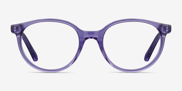 Trust Clear Purple Acetate Eyeglass Frames