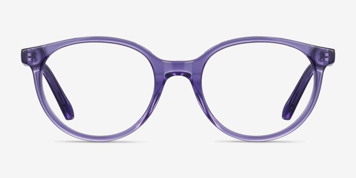 Trust Clear Purple Acétate Montures de lunettes de vue d'EyeBuyDirect