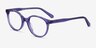 Trust Clear Purple AcetateEyeglass Frames from EyeBuyDirect, Angle View